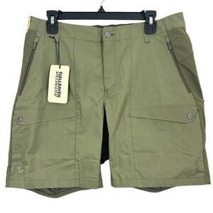 Fjallraven x Specialized S/F Riders Hybrid Shorts Green Womens Size 10 New